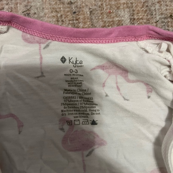 Kyte BABY One Pieces Kyte Baby Flamingo Sleeper Size 3 Months